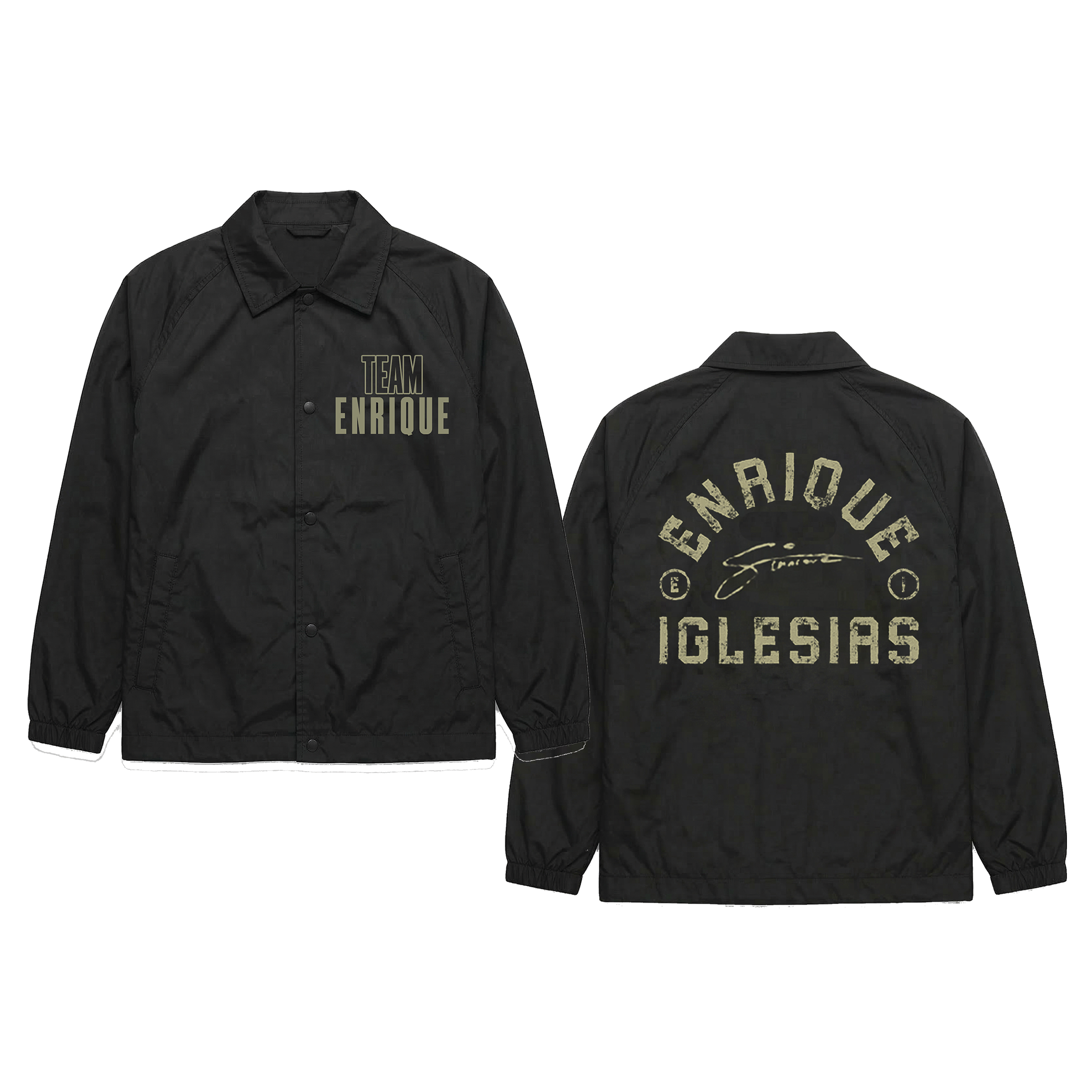 "Team Enrique" Black Coaches Jacket