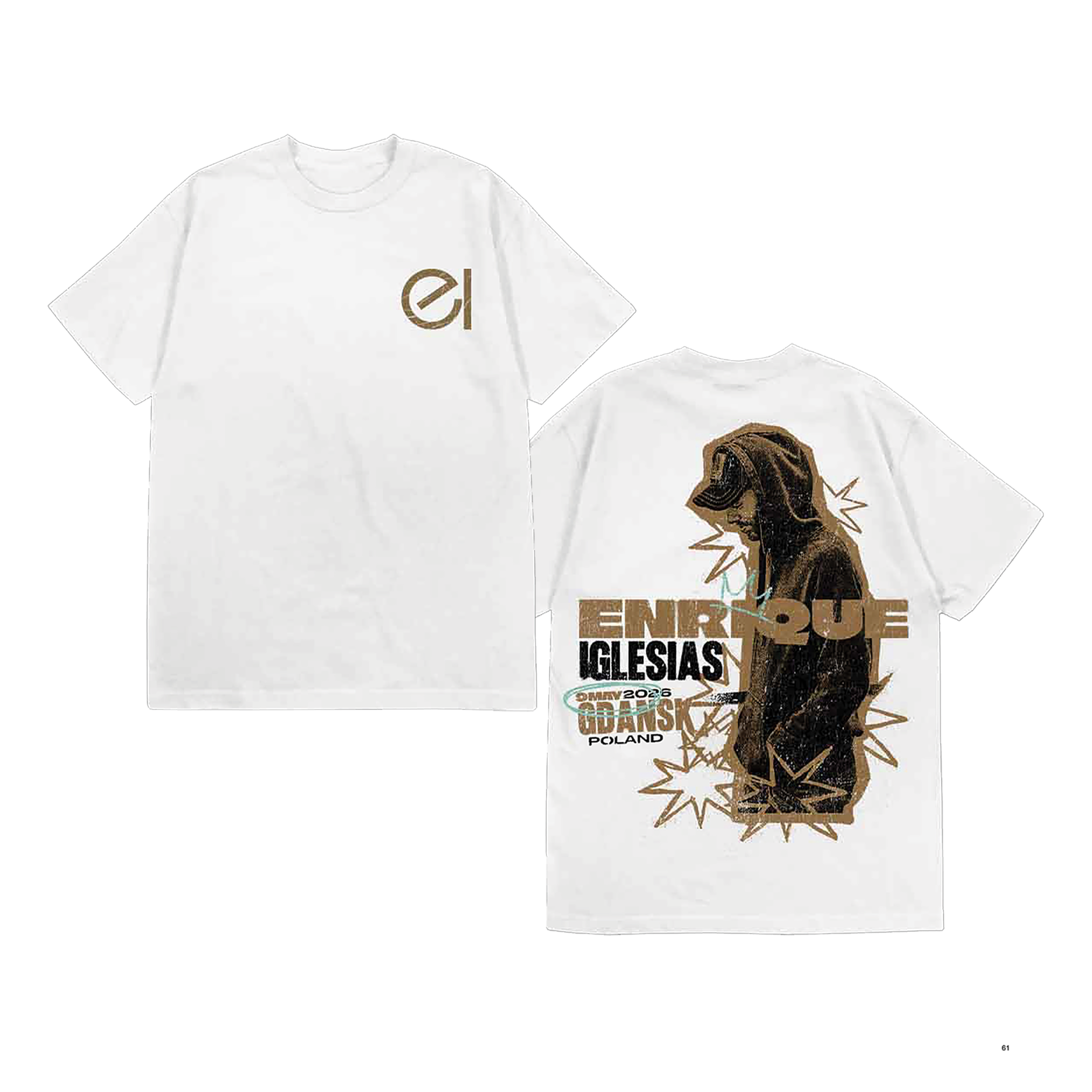 Polish Stars White Tee
